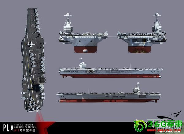 解放军终极航母精美CG